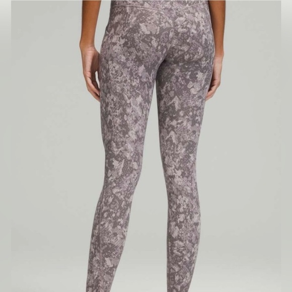 Lululemon Align High-Rise Pant 28” – Hideaway Camo Lunar Rock Multi – Size 4 - Picture 2 of 7